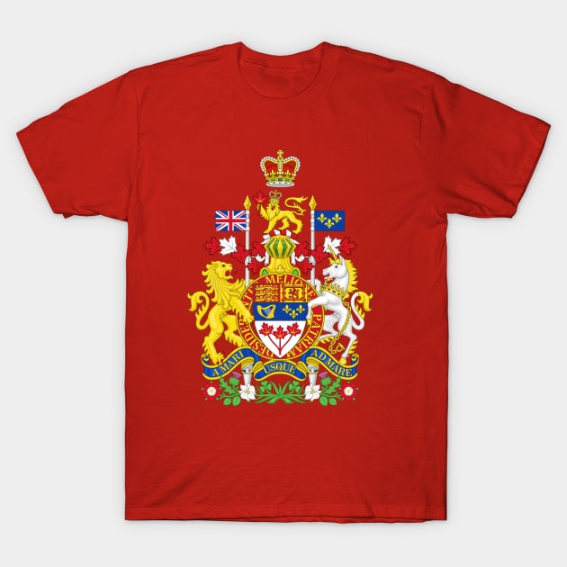 Royal Coat of Arms of Canada T-Shirt by valentinahramov